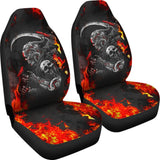 No One Can Stop Flame Grim Reaper Car Seat Covers 212102 - YourCarButBetter