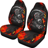 No One Can Stop Flame Grim Reaper Car Seat Covers 212102 - YourCarButBetter