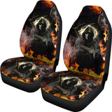 No Way Against Flame Grim Reaper Car Seat Covers 212102 - YourCarButBetter