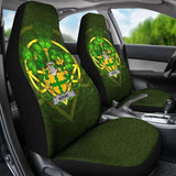 Noone Or O’Noone Ireland Car Seat Cover Celtic Shamrock (Set Of Two) 154230 - YourCarButBetter