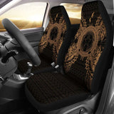 Northern Mariana Islands Car Seat Cover - C N M I Seal Map Gold - 105905 - YourCarButBetter
