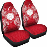 Northern Mariana Islands Car Seat Cover - C N M I Seal Map Red White - 105905 - YourCarButBetter