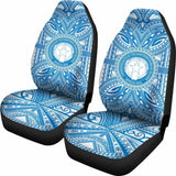Northern Mariana Islands Car Seat Cover - Northern Mariana Islands Coat Of Arms Polynesian Flag Color 105905 - YourCarButBetter