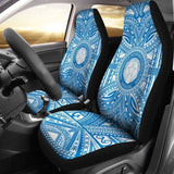 Northern Mariana Islands Car Seat Cover - Northern Mariana Islands Coat Of Arms Polynesian Flag Color 105905 - YourCarButBetter