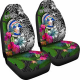 Northern Mariana Islands Car Seat Covers - Turtle Plumeria Banana Leaf - Amazing 091114 - YourCarButBetter