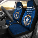 Northern Mariana Islands Polynesian Car Seat Covers - Vibes Version 105905 - YourCarButBetter