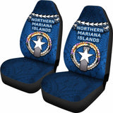 Northern Mariana Islands Polynesian Car Seat Covers - Vibes Version 105905 - YourCarButBetter