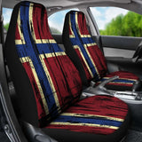 Norway Grunge Flag Car Seat Cover 1 232125 - YourCarButBetter