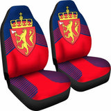 Norway Red Coat Of Arms Car Seat Covers Amazing 105905 - YourCarButBetter