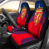 Norway Red Coat Of Arms Car Seat Covers Amazing 105905 - YourCarButBetter