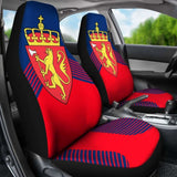 Norway Red Coat Of Arms Car Seat Covers Amazing 105905 - YourCarButBetter