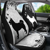 Norwegian Elkhound - Car Seat Covers 090629 - YourCarButBetter