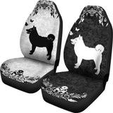 Norwegian Elkhound - Car Seat Covers 090629 - YourCarButBetter
