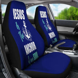 Np Jesus Is The Anchor Car Seat Cover 181703 - YourCarButBetter