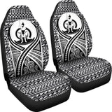 nuatu Car Seat Cover - nuatu Coat Of Arms Polynesian Tattoo Black - 9 174914 - YourCarButBetter