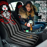 Nurse American Flag Red And White Symbol Car Seat Covers 210401 - YourCarButBetter