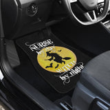 Nurse By Day Witch By Night Car Floor Mats 211007 - YourCarButBetter