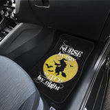 Nurse By Day Witch By Night Car Floor Mats 211007 - YourCarButBetter