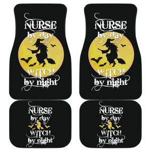 Nurse By Day Witch By Night Car Floor Mats 211007 - YourCarButBetter