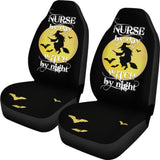 Nurse By Day Witch By Night Car Seat Covers 211007 - YourCarButBetter