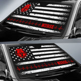 Nurse Custom American Flag Car Accessories Car Auto Sun Shades 210401 - YourCarButBetter