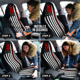 Nurse Custom American Flag Car Accessories Car Seat Covers 210401 - YourCarButBetter