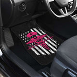 Nurse Flag Pink Symbol Front And Back Car Mats Set Of 4 144902 - YourCarButBetter