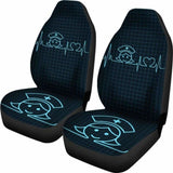 Nurse Heart Beat Car Seat Cover 144902 - YourCarButBetter