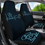 Nurse Heart Beat Car Seat Cover 144902 - YourCarButBetter