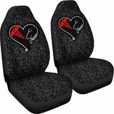 Nurse Heart - Car Seat Covers (Set of 2) 144902 - YourCarButBetter