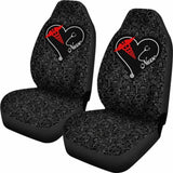 Nurse Heart - Car Seat Covers (Set of 2) 144902 - YourCarButBetter