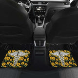 Nurse You’re My Sunshine Sunflower Car Floor Mats 211002 - YourCarButBetter