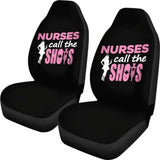 Nurses Call The Shots Car Seat Covers 144902 - YourCarButBetter