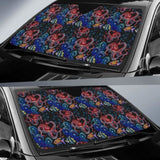 Octopus Sea Wave Tropical Fishe Pattern Car Auto Sun Shades 460402 - YourCarButBetter