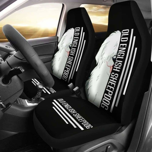 Old English Sheepdog Car Seat Covers 23 195016 - YourCarButBetter