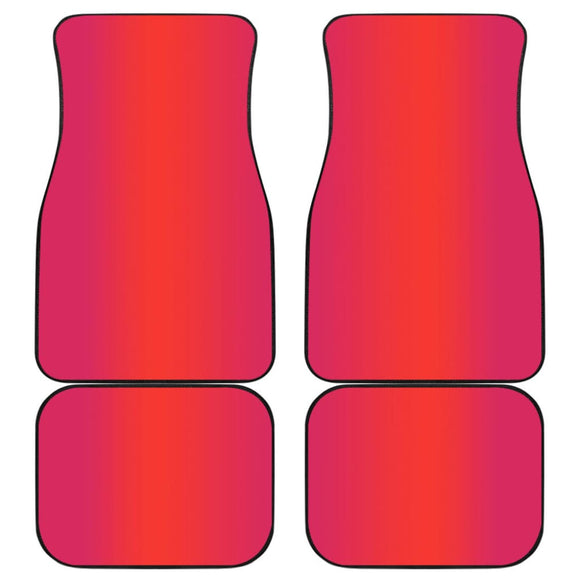 Ombre Sunset Front And Back Car Mats 550317 - YourCarButBetter