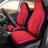 Ombre Sunset Orange Pink Car Seat Covers 550317