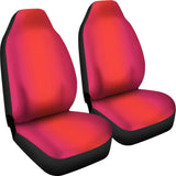 Ombre Sunset Orange Pink Car Seat Covers 550317