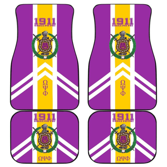 Omega Psi Phi Amazing Gift Ideas Car Floor Mats 210703 - YourCarButBetter