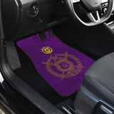 Omega Psi Phi Crest Purple Camouflage Car Floor Mats 210805 - YourCarButBetter