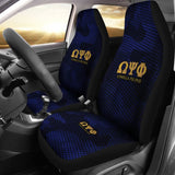 Omega Psi Phi Dark Blue Camo Car Seat Covers 211105 - YourCarButBetter