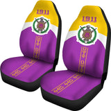 Omega Psi Phi Founding Year And Initials Car Seat Covers 210703 - YourCarButBetter