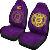 Omega Psi Phi Fraternity Car Seat Covers Camouflage 210805 - YourCarButBetter