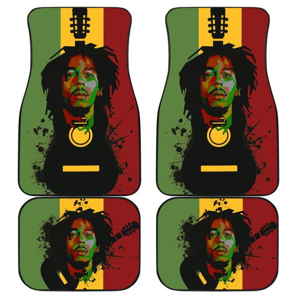 One Love One Bob Marley Car Floor Mats 210703 - YourCarButBetter