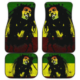 One Love Bob Marley Car Floor Mats 210903 - YourCarButBetter