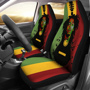 One Love One Bob Marley Car Seat Covers 210703 - YourCarButBetter