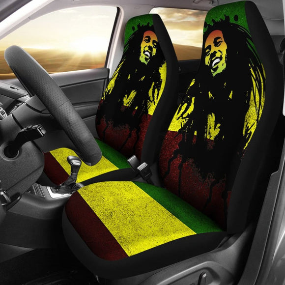 One Love Bob Marley Car Seat Covers 210903 - YourCarButBetter
