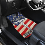 One Nation Under God American Flag Car Floor Mats Patriot Day 212501 - YourCarButBetter