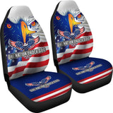 One Nation Under God American Flag Day Car Seat Covers 212102 - YourCarButBetter