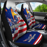 One Nation Under God American Flag Day Car Seat Covers 212102 - YourCarButBetter